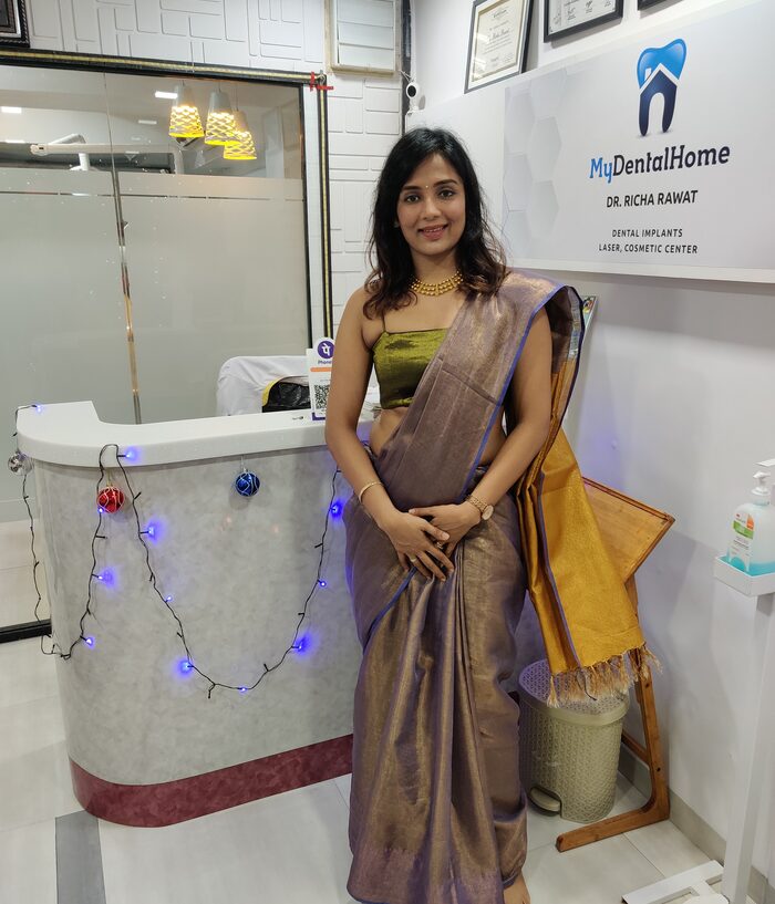 Dr. Richa Rawat, dentist & implantologist at My Dental Home